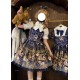 N.N.Star Bear Fantasy Standing Neck Short Sleeve Blouse(Reservation/Full Payment Without Shipping)